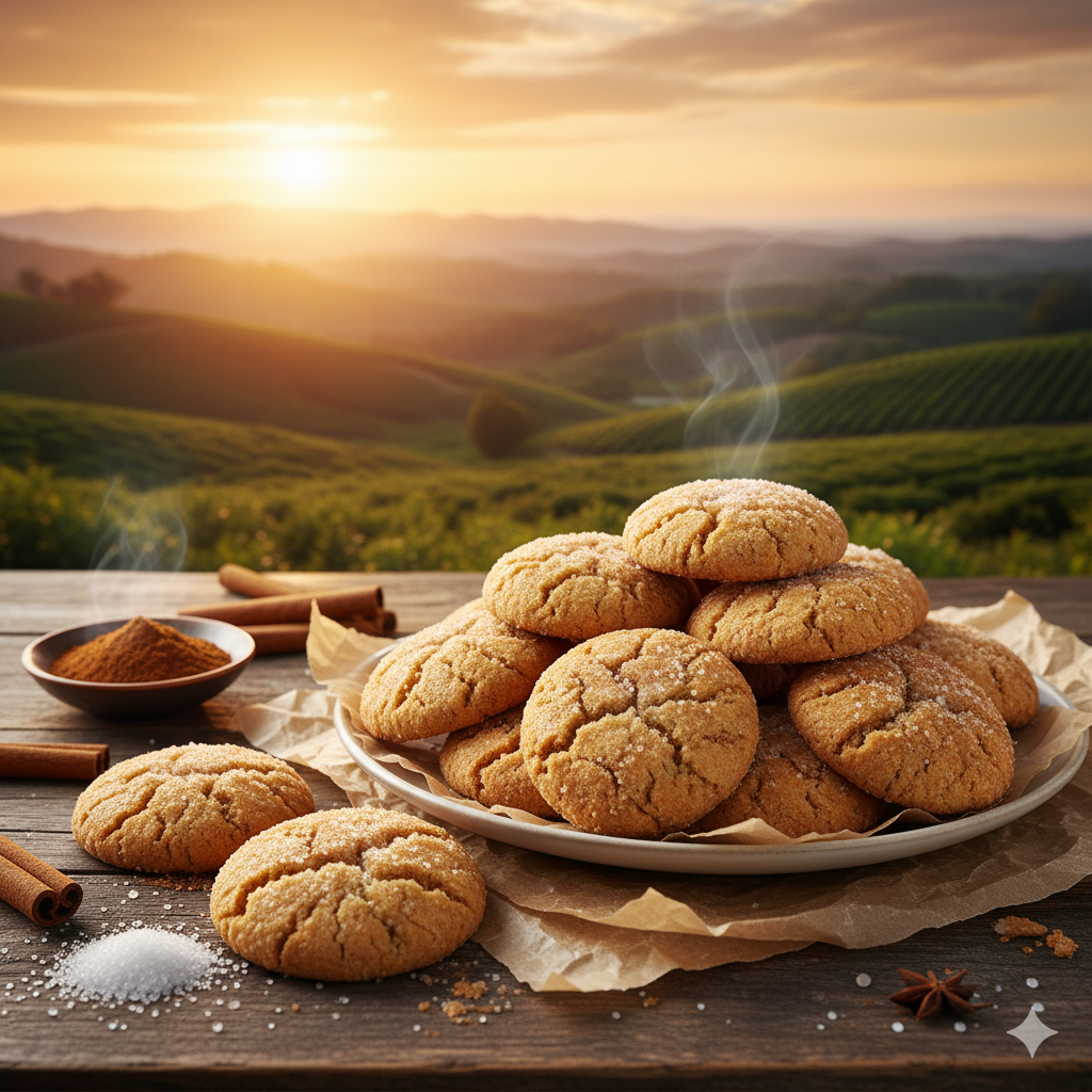 Soft and chewy homemade cinnamon snickerdoodle cookies coated in Ceylon cinnamon sugar